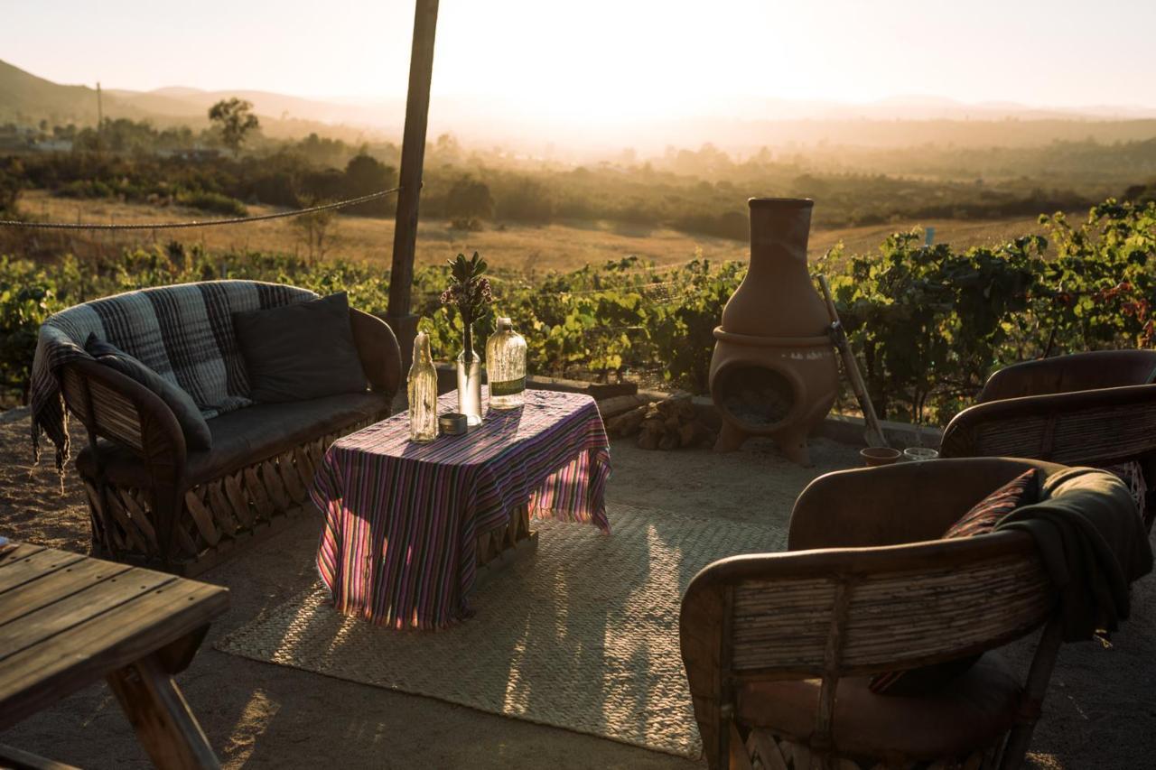 Bed and Breakfast UvaUva eco-retreat Valle de Guadalupe Exterior foto